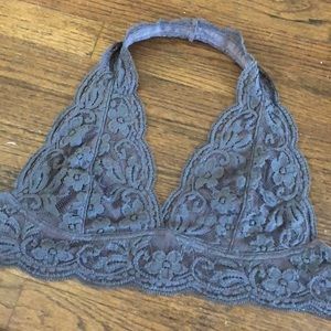 Pins and Needles halter lace bralette
